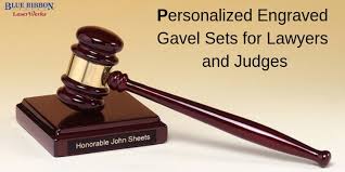 personalized end gavel sets for