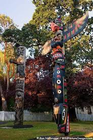 Totem Poles In Thunderbird Park Downtown Victoria Vancouver Island British Columbia Canada Victoria Canada Park Photos Totem
