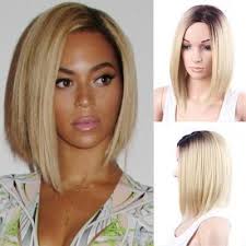 Black And Blonde Ombre Wig Black Blonde Ombre Beyonce Bob Wig En 2020 Styles De Coiffures Tutoriels Coiffure Couleur Cheveux