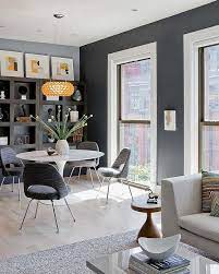 salle a manger moderne et sombre 50 idees elegantes living dining room living room grey dining room decor