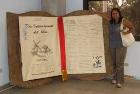 El 23 de abril se celebra el día mundial del idioma español, en honor al escritor español miguel de cervantes. Abril 23 Dia Del Idioma Dia Del Libro Y Los Derechos Del Autor