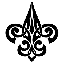 Tribal Fleur De Lis Black Pool Mosaic In 2020 Marquesan Tattoos Tribal Tattoos Hawaiian Tattoo
