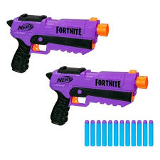 This blaster comes with a six dart clip. Nerf Fortnite Dp E Blaster 2 Pack Target