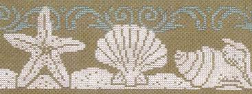 This delicate gold collection counted cross stitch is a collection of beautiful treasures from the ocean. Seashell Silhouette Cross Stitch Pattern By Imaginating