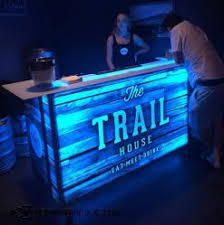 Check spelling or type a new query. Led Lighted Portable Bar On Wheels For Events Mobile Bartending 5