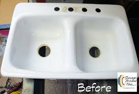 cast iron sink restoration project