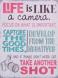 Life is like a camera. Life Is Like A Camera Focus On What Is Important Capture The Good Times Develop From The Negatives And If Inspirational Quotes Motivational Quotes Life Quotes