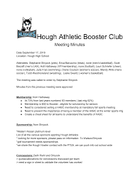 Hough Athletic Booster Club