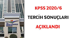 Tercih sonuçları ise 13 ağustos tarihinde açıklanmıştı. Kpss 2020 6 Tercih Sonuclari Aciklandi Memurlar Net