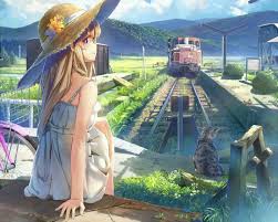 Looking for the best anime wallpaper 3840x1080? Follow Me Cat And Cloud Anime Summer Anime Scenery