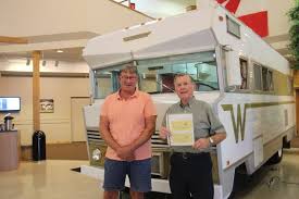 The winnebago via has got motor enthusiasts taking notice! Winnebago The Heart Of Forest City 50 Year Employees To Lead Puckerbrush Parade Mason City North Iowa Globegazette Com