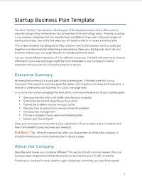 A business plan's appendix is like its own mini library. Free Startup Business Plan Template For Pdf Word Hubspot
