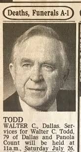 Walter Clayton Todd (1918-1997)