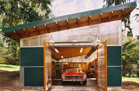 Garage Envy 10 Sleekly Styled Garages Gardenista Garage Design Modern Garage Garage House