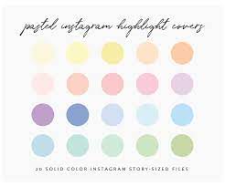Pin By Dahiana On Png Pastel Highlights Instagram Story Color