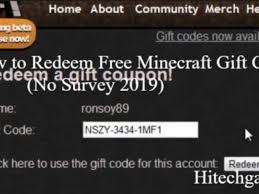 It is available directly online. Get Redeem Free Minecraft Gift Code No Survey 2020 Hi Tech Gazette
