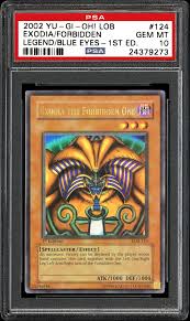 5.0 out of 5 stars. 2002 Yu Gi Oh Legend Of Blue Eyes White Dragon Exodia The Forbidden One 1st Edition Psa Cardfacts