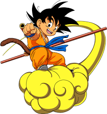 File Goku On Kinto Un Png Buu Dbz Personajes De Goku Dibujo De Goku