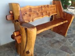 Rustic Cedar Bench Rustic Log Furniture Rustic Furniture Rustic Chair
