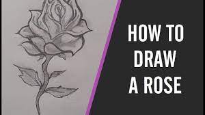 Beauty and the beast necklace red rose necklace ~ belle necklace, enchanted rose in a glass dome, mirror, mini glass dome, disney princesses. How To Draw A Rose Beauty And The Beast Enchanted Rose Youtube