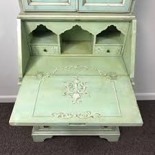 Gently used, vintage, and antique desks with hutch. Vintage Narrow Italian Secretary Desk 25 5 Wide W 3 Drawers Ardesh