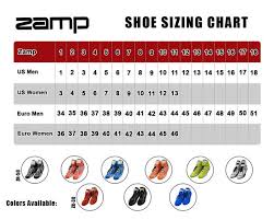 Zamp Size Charts Z Sports