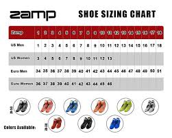 Zamp Size Charts Z Sports