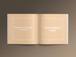 Square Magazine Premium Psd Freepik Psd Mockup Business Cover Books In 2020 Magazine Mockup Design Square