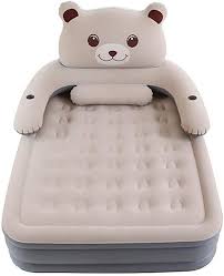 Gqmnl Inflatable Mattress Inflatable Mattress Cartoon Back Mattress Portable Air Bed Household Air Mattress Inflatable Mattress Sleeping Pads Car Air Mattress