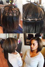 Brittany Has A Full Braidless Sew In Adding A Little Length And Volume This Method Is Very Flat Allows Hair Styles Sew In Weave Hairstyles Weave Hairstyles