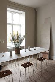 Simple, smart, and stylish, this table is the perfect solution for small spaces. Tdc 3daysofdesign Copenhagen Frama Studio Store Visit Trendy Dining Room Rustic Dining Room Dining Room Design