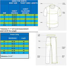 Body Size Chart