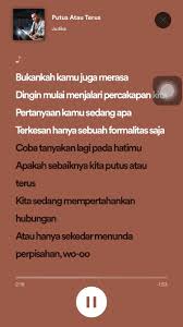 Video Putus Atau Terus Judika Lagu Kutipan Lagu Kutipan Hidup