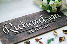 Wedding Last Name Sign Wedding Established Family Sign Wall Etsy Personalized Signs Family Established Family Signs Family Signs