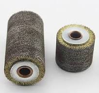 Vanico steel wire brush Industrial wire rust removal roller brush cust