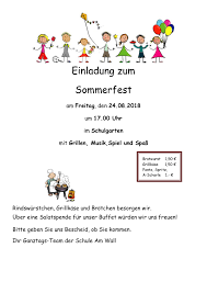 Vorlage aushang sommerfest / beschwerdebrief und mustervorlagen : 45 Grundschule Einladung
