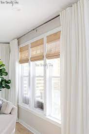 This makes your job very easy to hang your clips. Budget Friendly Living Room Window Treatments