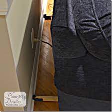 How To Keep The Sofa From Bumping Against The Wall Plum Doodles Diy Couch How To Clean Furniture Reclining Sofa