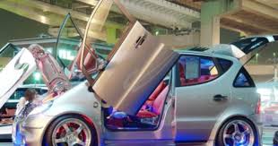 Mercedes Benz A Class 1st W168 Sotomuki Style Sound Car Scissor Door Beautiful Lighting Benz A Class Mercedes Mercedes Benz