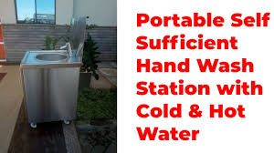 portable self sufficient hand wash sink