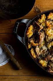 Nyt Cooking A More Sophisticated Take On Mac And Cheese This Golden Topped Casserole Has Roasted Wild Pasta With Wild Mushrooms Recipes Wild Mushroom Recipes
