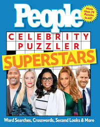 New daily puzzles each and every day! People Celebrity Puzzler Superstars Word Searches Crosswords Second Looks And More The Editors Of People 9781547820023 Amazon Com Books