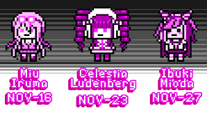 A page for describing characters: Danganronpa Birthdays September To December And Tumbex