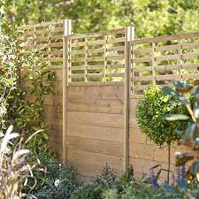 Available in 900mm, 2100mm & 2400mm lengths. Goodhome Neva Timber Fence Slat L 1 79m W 132mm Diy At B Q