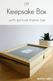 Diy Wooden Keepsake Box With Splines And Picture Frame Top Wooden Diy Diy Wood Box Wooden Box Diy