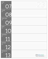 Plannings.fr est un service permettant de réaliser un planning excel ou pdf en quelques clics. Semaine Du Lundi 07 Juin 2021 Au Dimanche 13 Juin 2021 Numerosemaine Fr