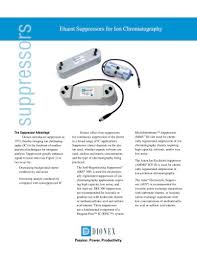 Understanding charged aerosol detection since its introduction in 2005, charged aerosol detection is recognized as a powerful detection technology that achieves universal detection to provide consistent response factors for true quantitative analysis in liquid chromatography. Alle Kataloge Und Technischen Broschuren Von Dionex