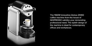 If you love the vibes of a cafe. Shop Nespresso Zenius Coffee Machine Zn100eur1 Silver Black Online In Dubai Abu Dhabi And All Uae