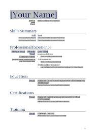 free blank resume templates for