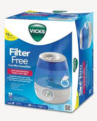 Vicks Filter Free Ultrasonic Visible Cool Mist Humidifier For Medium Rooms Cool Mist Humidifier Humidifier Vicks Humidifier